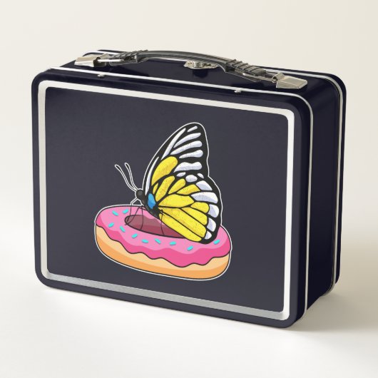 Lunch Box Papillon avec Donut (Dos)