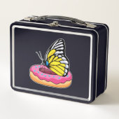 Lunch Box Papillon avec Donut (Devant)