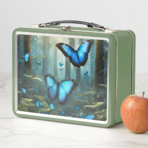 Lunch Box Papillon bleu Morpho