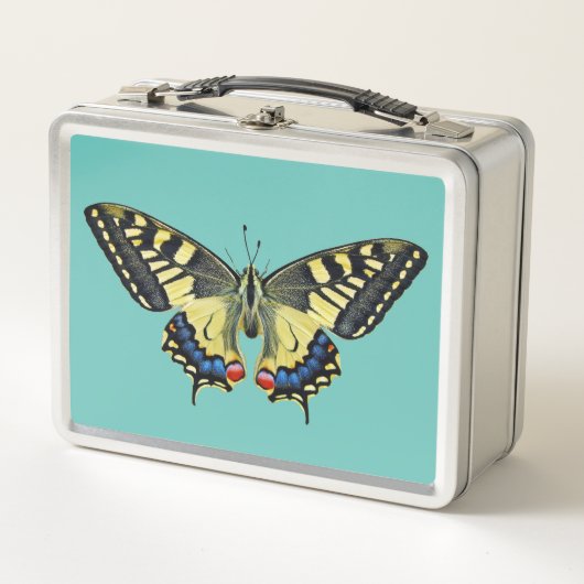 Lunch Box Papillon jaune et noir (Devant)