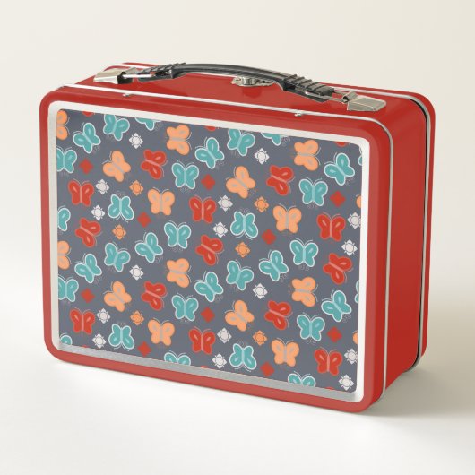 Lunch Box Papillon multicolore (Dos)
