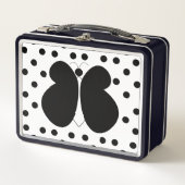 Lunch Box Papillon Pois mignon (Devant)