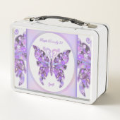 Lunch Box Papillon pourpre 31 (Dos)