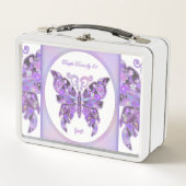 Lunch Box Papillon pourpre 31 (Devant)