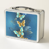 Lunch Box Papillons dorés (Dos)