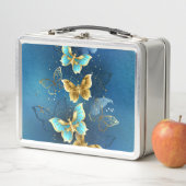 Lunch Box Papillons dorés (En situation)