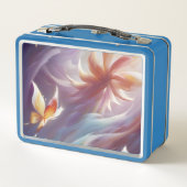 Lunch Box Papillons stylisés et fleurs (Dos)