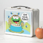 Lunch Box Pâque Avoir Soupe Frog Argent (En situation)