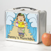 Lunch Box Pâque Hoppy Silver (En situation)