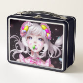 Lunch Box Pâques/printemps Anime fille (Devant)