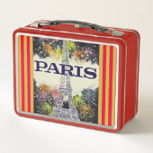 Lunch Box Paris : Déjeuner boîte d'affiches (Dos)