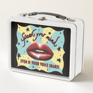 Lunch Box Parlez Votre Esprit, Activiste Du Vote