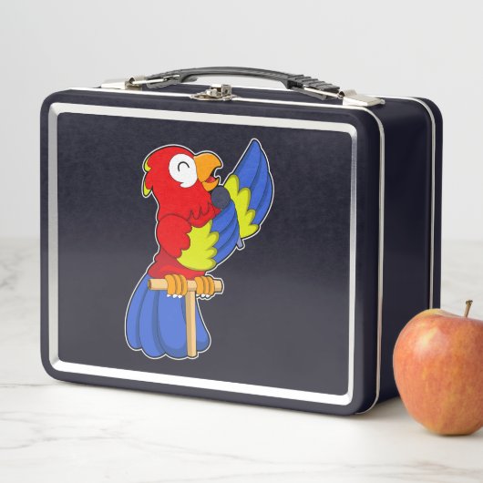 Lunch Box Parrot en chanteur avec microphone (En situation)