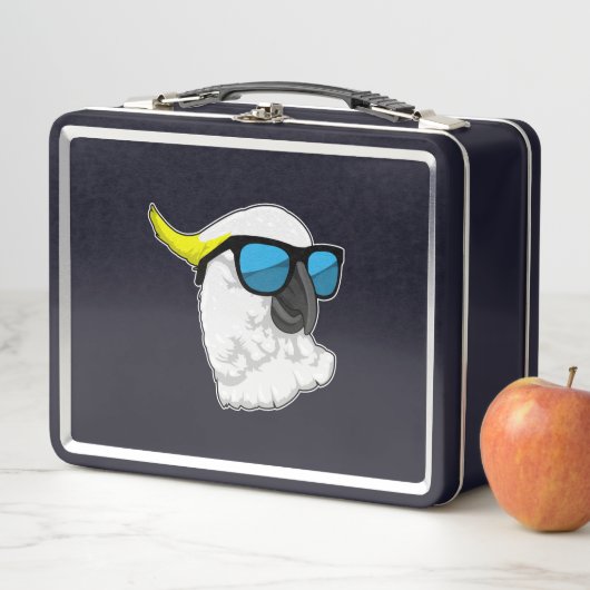 Lunch Box Parrot with Sunglasses (En situation)