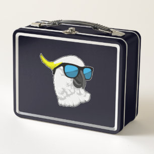 Lunch Box Parrot with Sunglasses