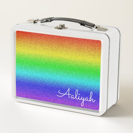 Lunch Box Parties scintillant arc-en-ciel (Devant)