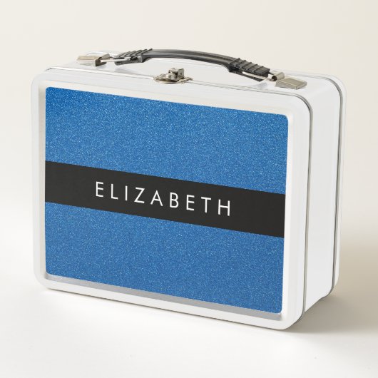 Lunch Box Parties scintillant bleue, Arrière - plan Parties (Devant)