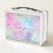 Lunch Box Parties scintillant holographique Rainbow Pastels  (Dos)
