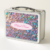 Lunch Box Parties scintillant Moderne Opal Collection Hologr (Dos)