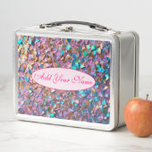Lunch Box Parties scintillant Moderne Opal Collection Hologr (En situation)
