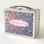 Lunch Box Parties scintillant Moderne Opal Collection Hologr (Devant)