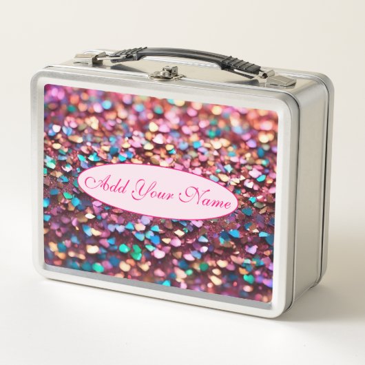 Lunch Box Parties scintillant Opal Collection holographique  (Devant)