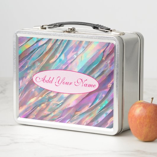 Lunch Box Parties scintillant Opal Holographique Collection  (En situation)