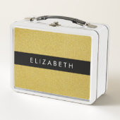 Lunch Box Parties scintillant Or, Arrière - plan Parties sci (Devant)