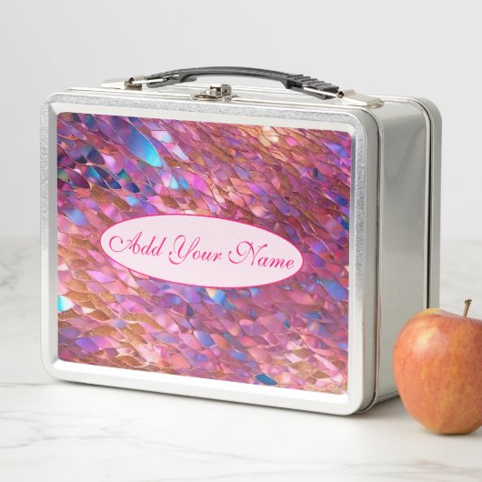 Lunch Box Parties scintillant Populaire Opal Holographic Col (En situation)