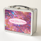 Lunch Box Parties scintillant Populaire Opal Holographic Col (Devant)