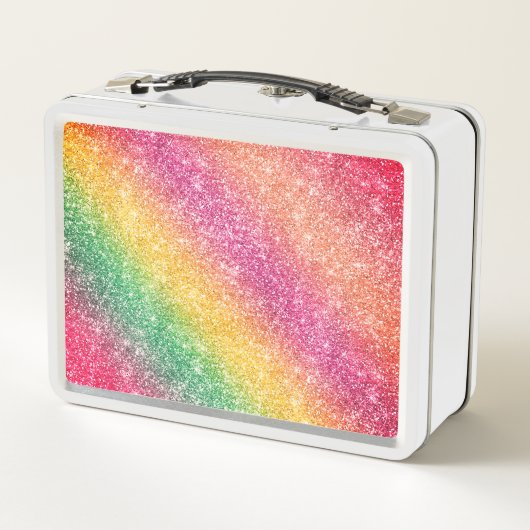 Lunch Box Parties scintillant rose jaune vert (Dos)