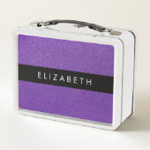 Lunch Box Parties scintillant violette, Arrière - plan Parti (Dos)