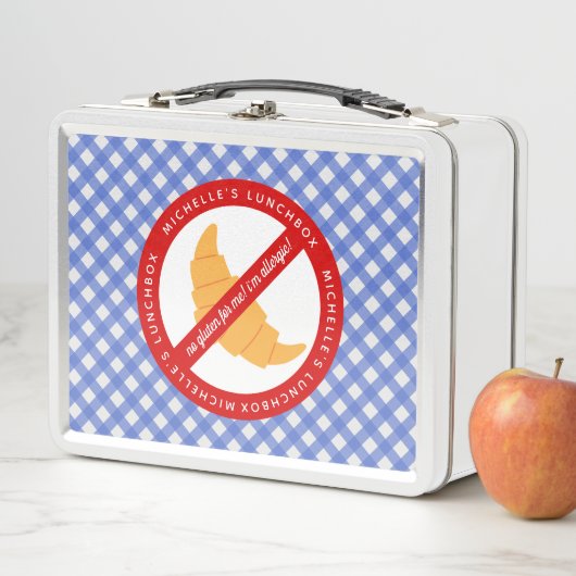 Lunch Box Pas de gluten pour moi ! - Avertissement d'allergi (En situation)