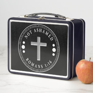 Lunch Box Pas honteux de l'Evangile Verse chrétien