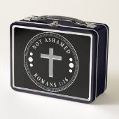 Lunch Box Pas honteux de l'Evangile Verse chrétien (Devant)