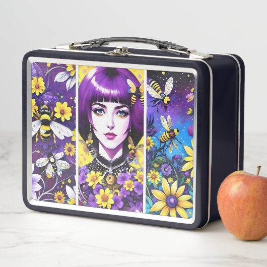 Lunch Box Passion violette (En situation)