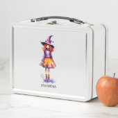 Lunch Box Pastel Cute Witch Girl - Halloween esthétique (2) (En situation)