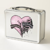 Lunch Box Pastel Goth Heart | Émotionnel et sans émotion (Dos)