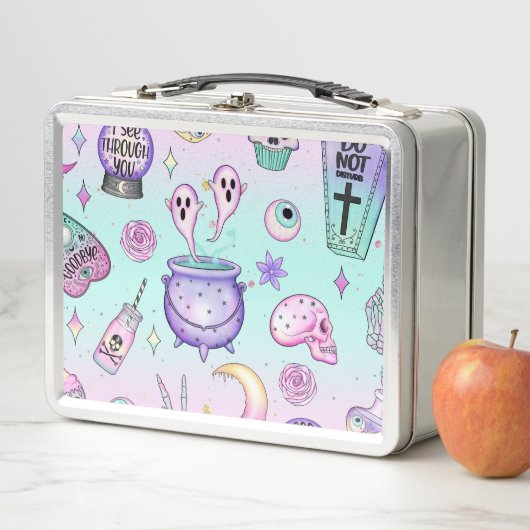 Lunch Box pastel goth motif (En situation)