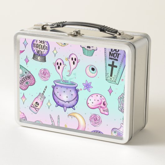 Lunch Box pastel goth motif (Devant)