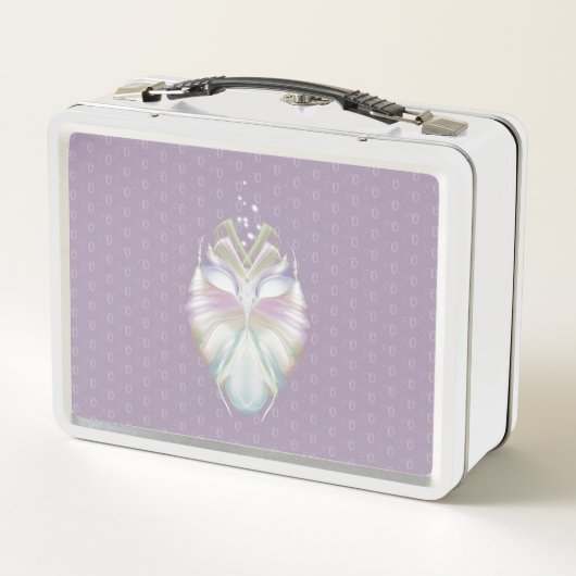Lunch Box Pastel Purple Oracle Owl Monogram (Dos)