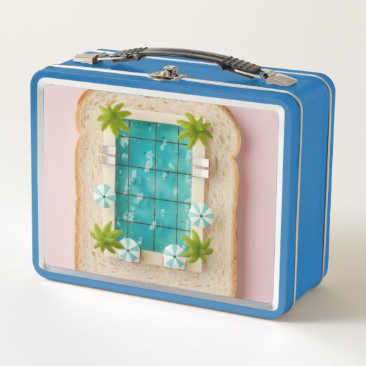 Lunch Box Pastel Vaporwave Pool Toast (Devant)