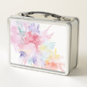 Lunch Box Pastel Watercolor Art Attack Kids Nom Signature (Dos)