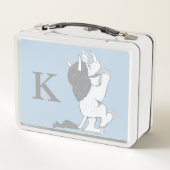 Lunch Box Pastel Wild Thing | Ajouter votre initiale (Dos)