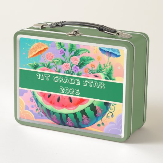 Lunch Box pastèque colorée 1ère étoile 2025 (Devant)