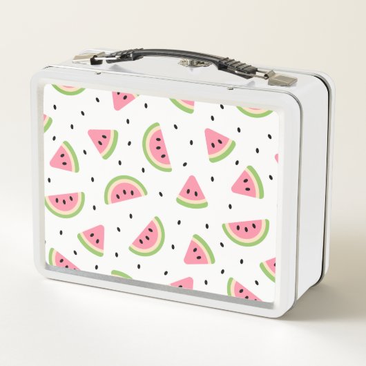 Lunch Box Pastèque rose, Graines de pastèque, Motif d'été (Dos)