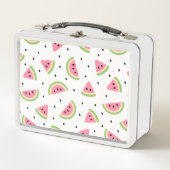 Lunch Box Pastèque rose, Graines de pastèque, Motif d'été (Devant)