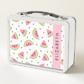 Lunch Box Pastèque Rose, Pâtes De Pâques, Votre Nom (Dos)