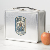Lunch Box Patch brodé Jésus Regardez Patch brodé Jésus (En situation)