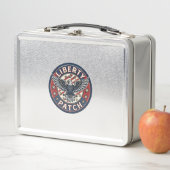 Lunch Box Patch de liberté Patriotique Broderie (En situation)